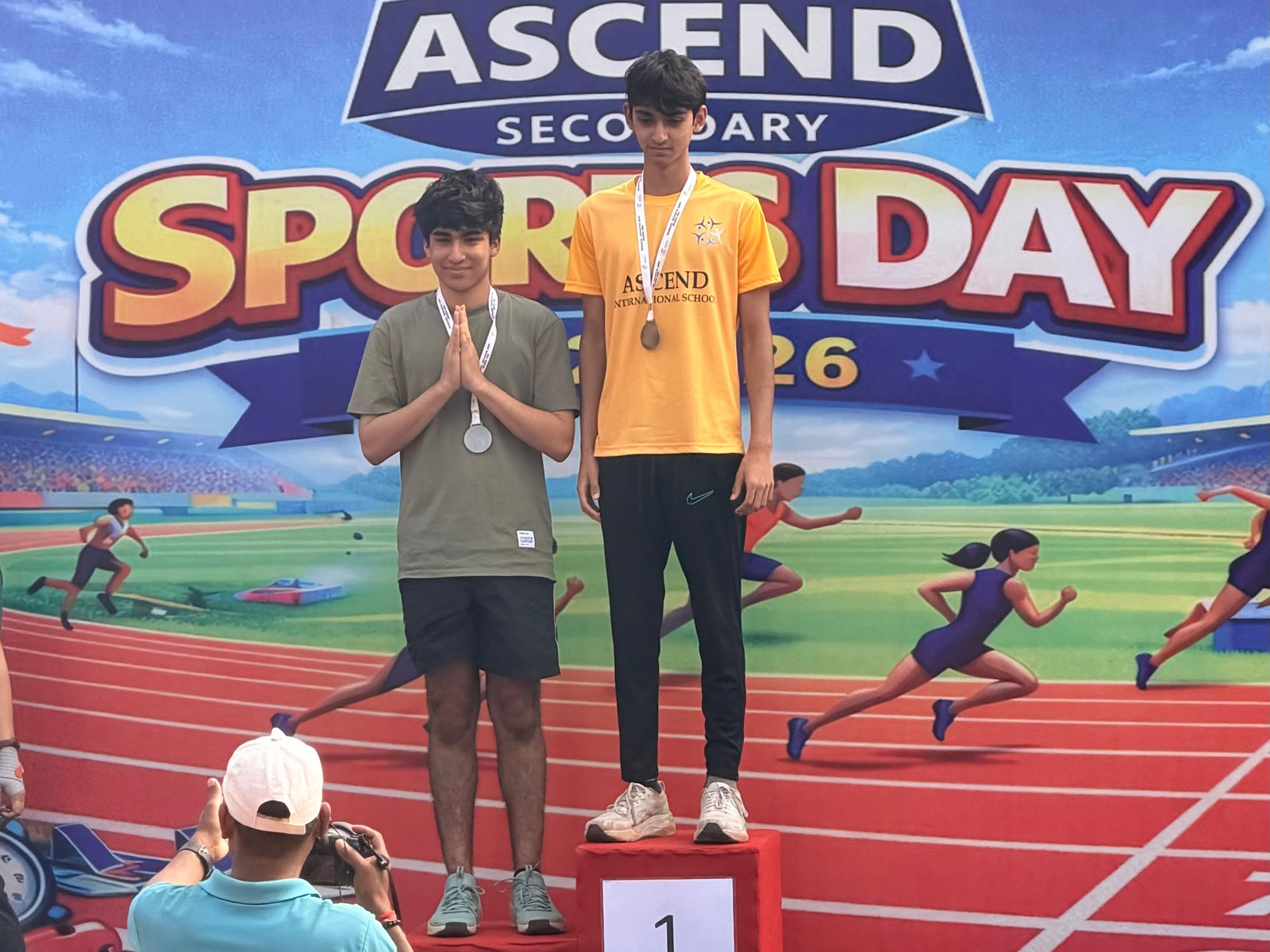 First place on the podium at Sports Day 2025–26